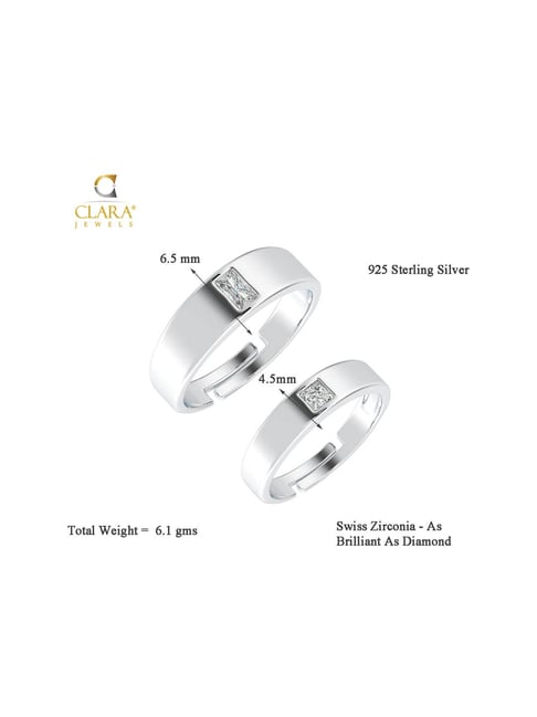 Silver Wedding Sets For Him And Her 2024 | favors.com