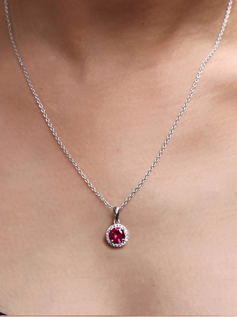 Ruby necklace 3 line ruby necklace manik mala