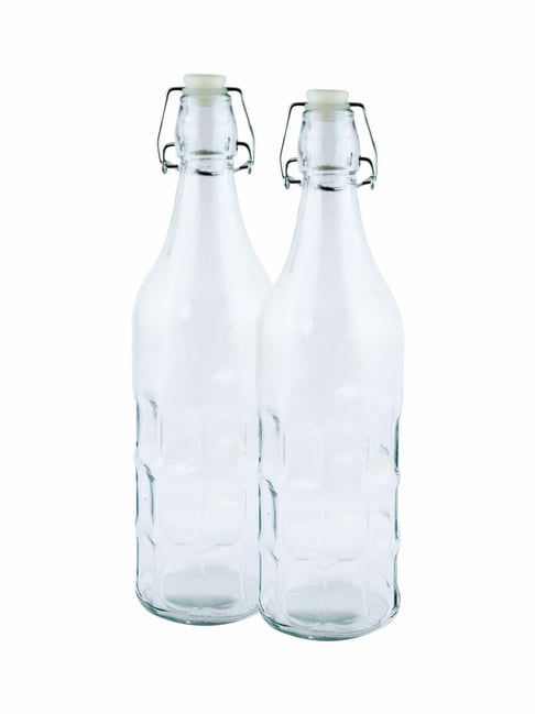 Buy Glass Ideas Glass Bottle - Plain White With Metal Cap Online at Best  Price of Rs 199 - bigbasket