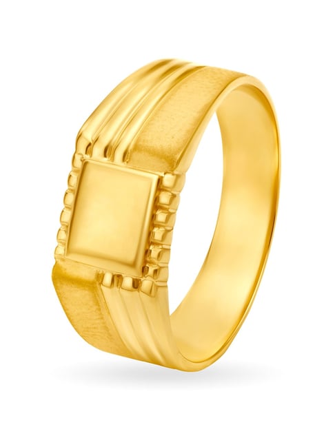 Glorious 22 Karat Yellow Gold Floral Ring