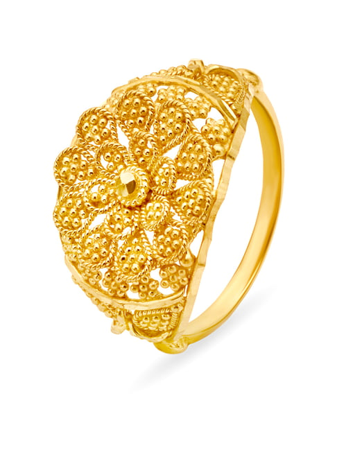 Mia by Tanishq 14KT Yellow Gold and Diamond Ring for Women : Amazon.in:  Fashion