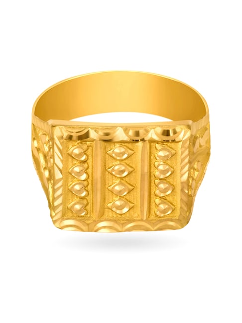 Tanishq gold ring on sale for male with price