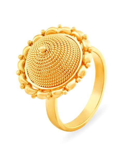Mia by Tanishq Letter D 14kt Gold Alpha Ring : Amazon.in: Fashion
