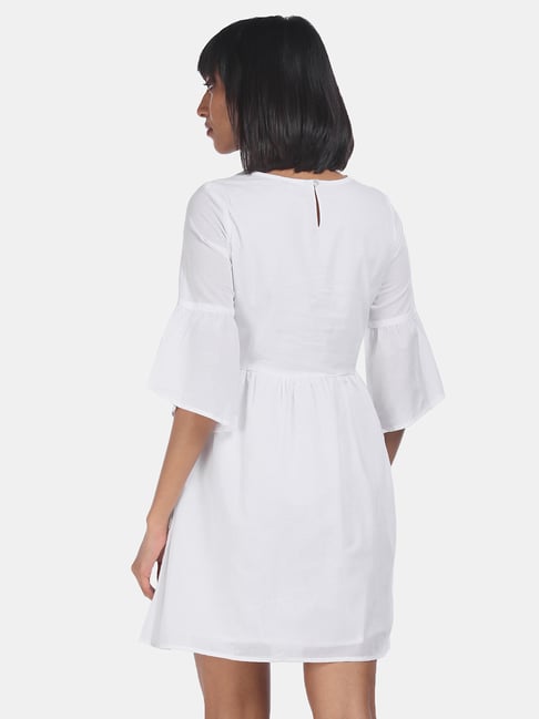 Buy Aeropostale White Embroidered A-Line Dress for Women's Online @ Tata  CLiQ