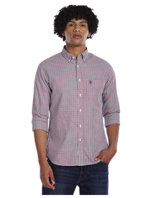 Buttondown Shirt -- Red Soft Check