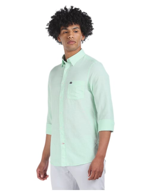 Mens mint green dress shirt best sale