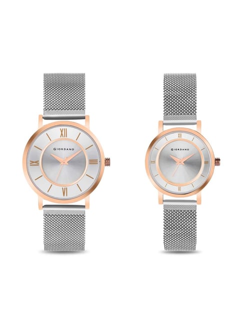 Giordano GD-1172-SETA-77 Couples Analog Watch