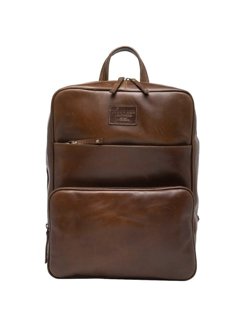 Teakwood Leathers 20 Ltrs Brown Medium Backpack