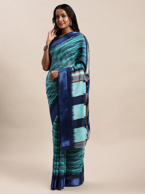 Multi Color Digital Printed Saree