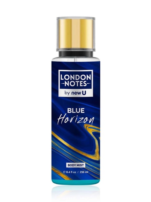 London Notes by NewU Blue Horizon Body Mist for Men - 250 ml