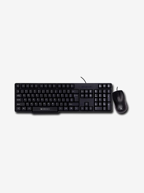 Zebronics Zeb Judwaa 750 Wired USB Keyboard and Mouse (Black)