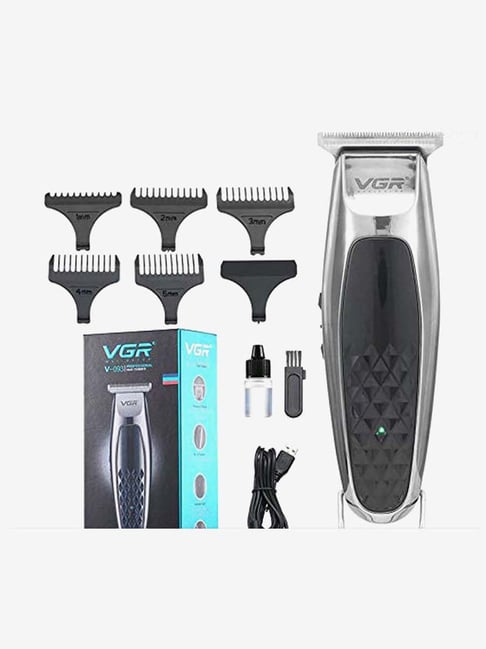 VGR V-093 Professional Rechargeable Cordless Trimmer - 120 Min Runtime (Black)