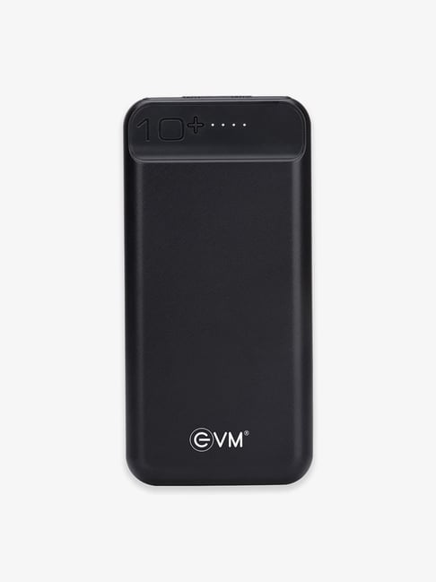 EVM EnCharge Power Bank 10,000mAh with Micro USB Cable (Black)