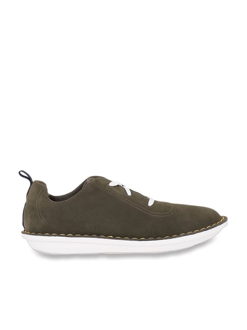 Clarks Women's Step Weltfree Olive Casual Sneakers