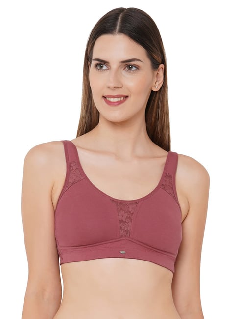 Buy Soie Red Non Wired Non Padded T-Shirt Bra for Women Online @ Tata CLiQ