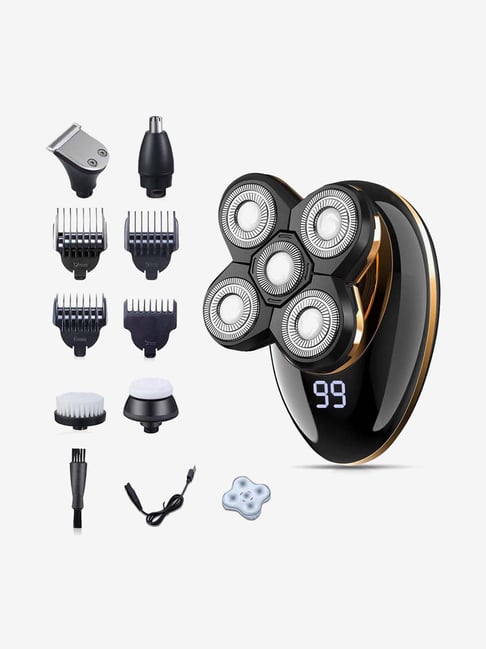 VGR V-316 Rechargeable Cordless 5-in-1 Multi Functional Grooming Kit - 60 Min Runtime (Black)