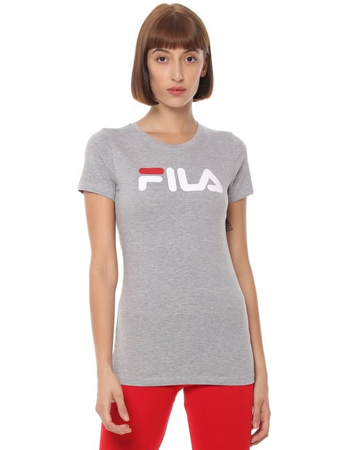 Fila t cheap shirt womens grey