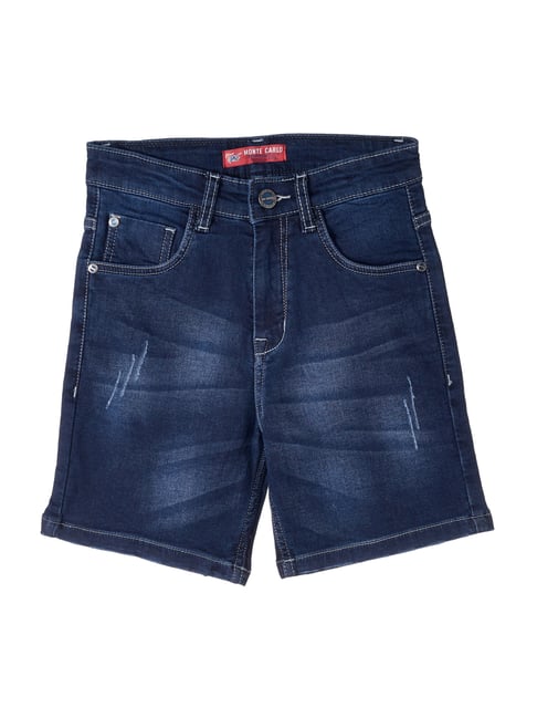 Monte Carlo Kids Blue Washed Shorts