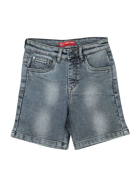 Monte Carlo Kids Blue Washed Shorts