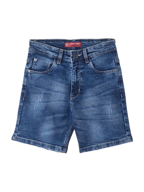 Monte Carlo Kids Blue Washed Shorts