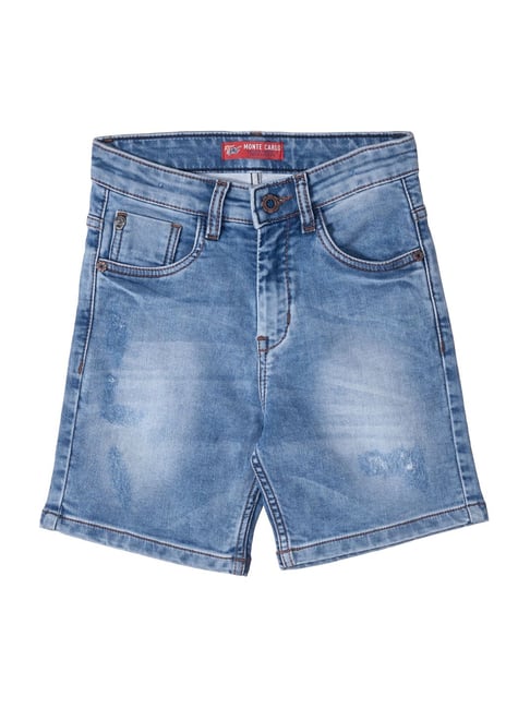 Monte Carlo Kids Blue Washed Shorts