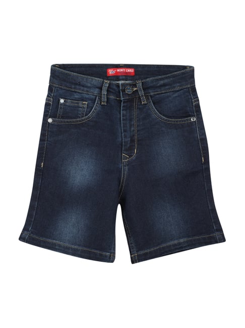 Monte Carlo Kids Blue Washed Shorts