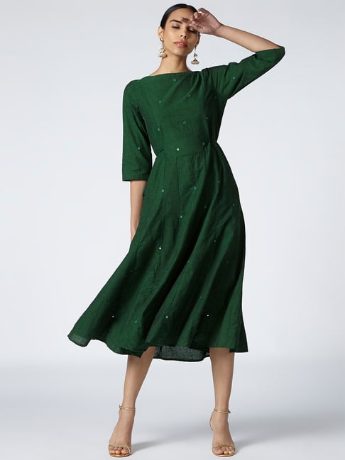 sachin and babi light blue dress Tilly Western Snap Shirt in Washed Emerald, Green / Xs