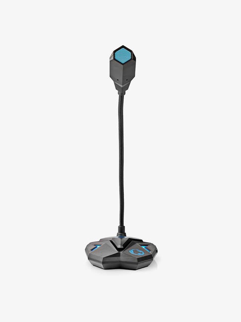 Nedis Gooseneck Gaming Microphone With Mute Button 1.5 mm USB Cable (Black/Grey)