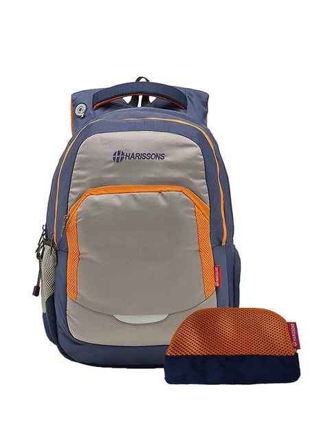 Buy Harissons Bags Vervo 15.6-inch Laptop/Travel/Casual Backpack for Men  and Women with rain Cover (Navy Blue, 40 Ltrs) Online at Lowest Price Ever  in India | Check Reviews & Ratings - Shop