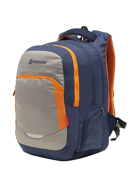Buy Harissons 33 Ltrs Navy Orange Large Laptop Online At Best
