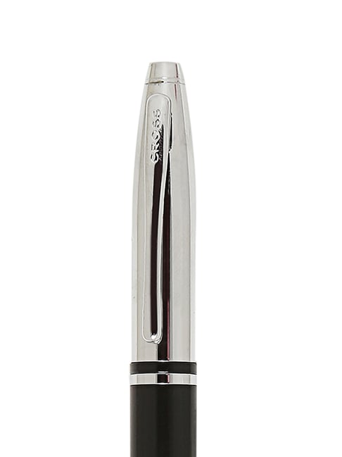 Buy Cross Calais Silver & Black Roller Ball Pen With Two Refills Online