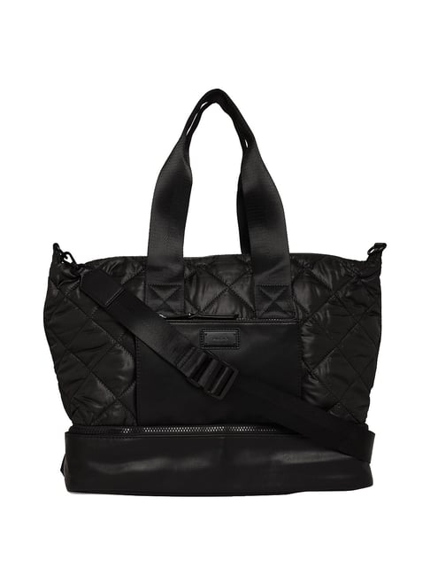 Aldo PILINI Black Quilted Medium Tote Handbag Price in India