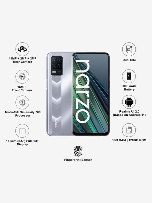 Realme narco 30 5 g4 128gb silver обзор