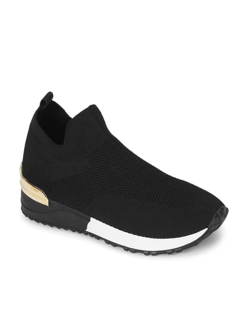 Truffle Collection Women's Black Casual Sneakers