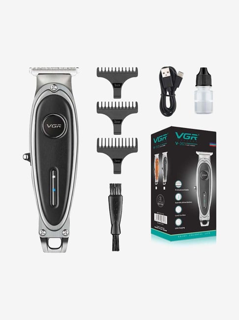 VGR V-262 Professional Rechargeable Grooming Kit - 150 Min Runtime (Black)