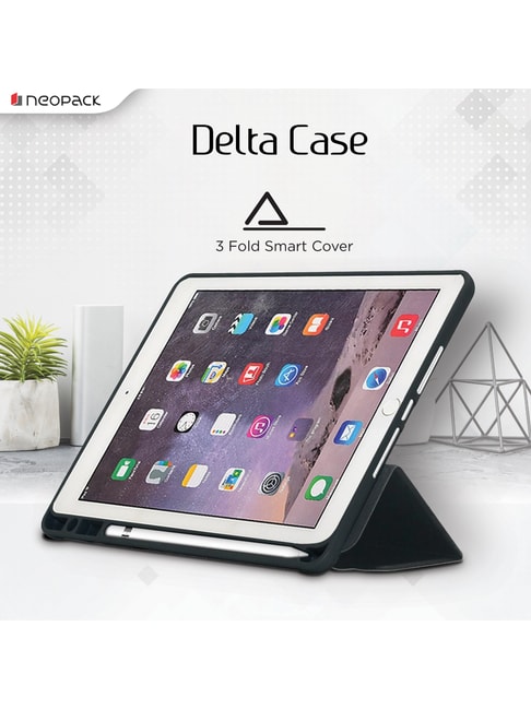 Neopack Delta Case with Apple Pencil Holder for iPad Mini 4 & 5 (Black)