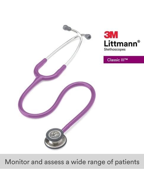 3M Littmann Classic III Stethoscope, Lavender Tube, 27, inch