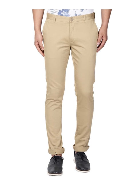 Calvin Klein Jeans Skinny Fit Men Khaki Trousers  Buy Calvin Klein Jeans  Skinny Fit Men Khaki Trousers Online at Best Prices in India  Flipkartcom