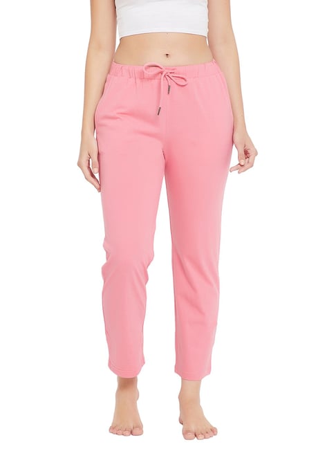 Sweet Dreams Fusia Pink Cotton Lounge Pants