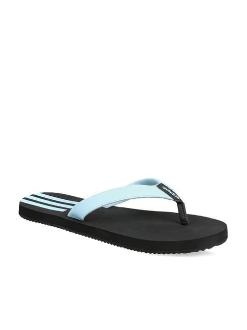 Adidas Women's ADI FF WS Ice Blue & Core Black Flip Flops