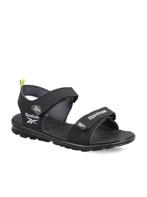 Reebok Men's ZEAL FLEX Black Floater Sandals