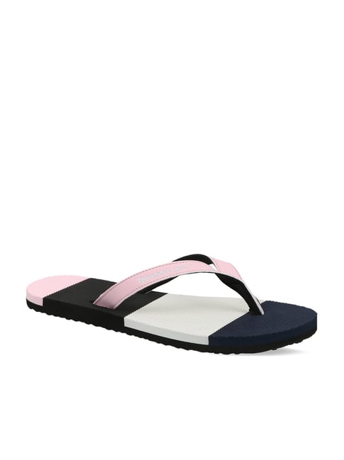 Reebok Women's JK FLIP Blush Pink & White Flip Flops