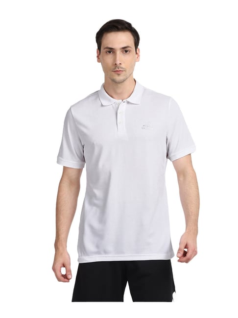 Adidas White CLUB Regular Fit Polo T-Shirt