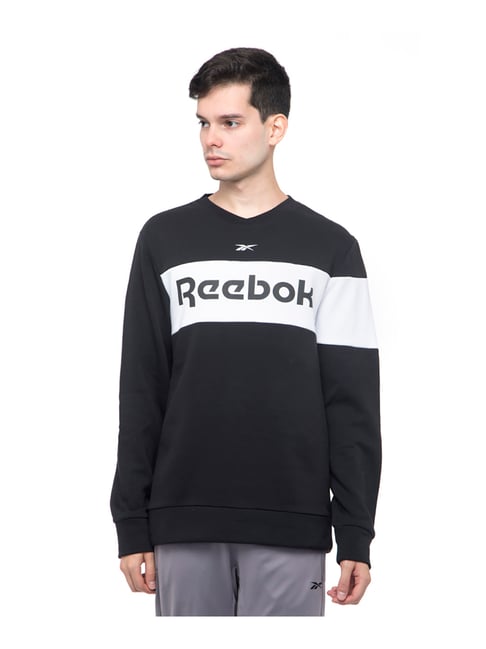 reebok black sweatshirt