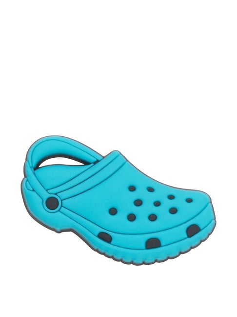 Jibbitz by Crocs Classic Clogs Sandals BLUE w/ Charms Womens 8 Mens 6 FAST  SHIP