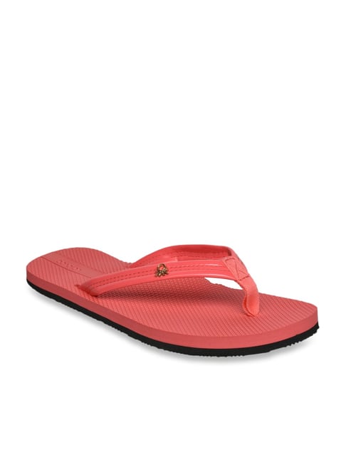 United Colors of Benetton Women's Peach Flip Flops