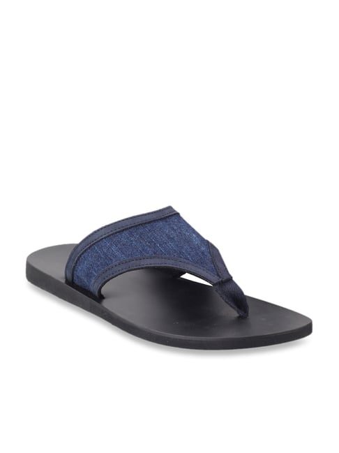 Buy Bugatti Flato Navy Blue Men Thong Sandals online