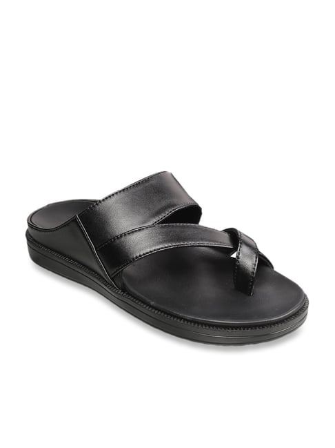 Buy Mochi Men Brown Comfort Leather Sandals - Sandals for Men 2353003 |  Myntra