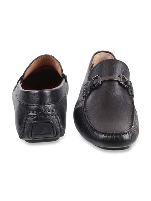 Buy Da Vinchi by Metro Men's Black Casual Loafers for Men at Best - Main Image