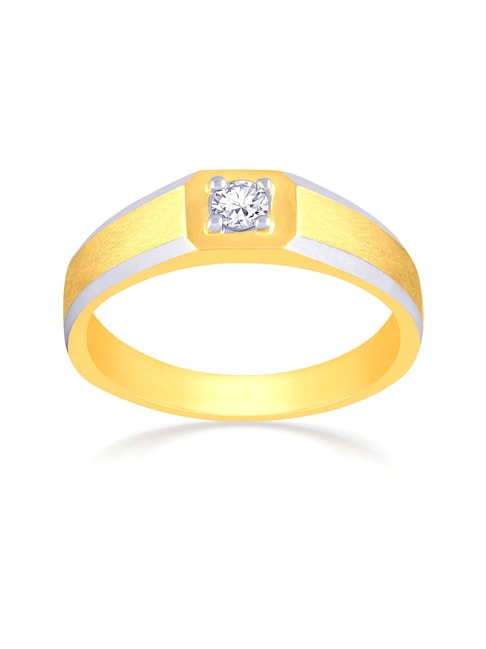 PRAMUKHIMPEX Engagement Men''s Gold Ring For Wedding Men Ring, Single Diamond  Ring, Size: 3 Us To 10 Us at Rs 62999 in Surat